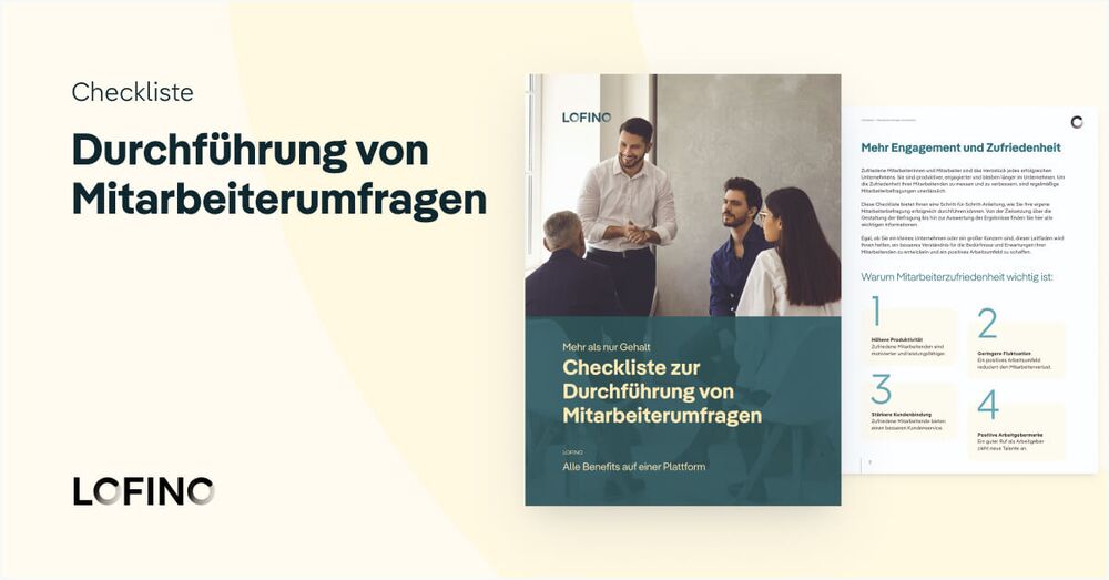 Checkliste zur Durchführung von Mitarbeiterumfragen