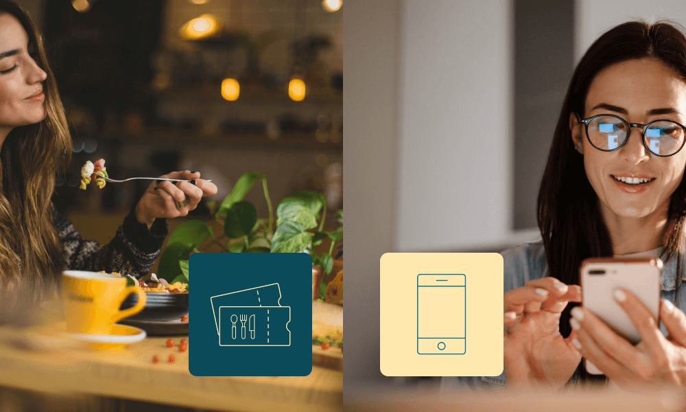 Vergleich Papiermarken vs. digitale Essensmarken